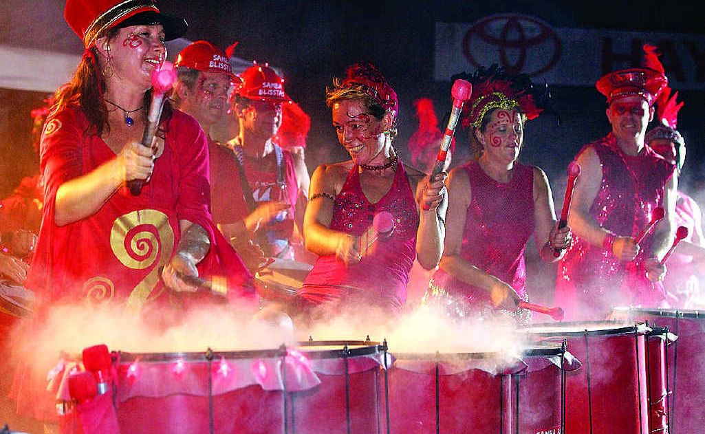 Drumming group Samba-Blisstas offers a healthy alternative. Drumming group Samba-Blisstas offers a healthy alternative.